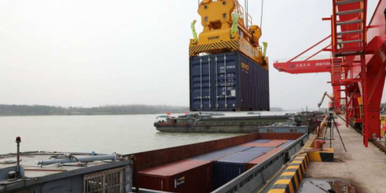 ：：恿，，浙江兰溪到江苏太仓集装箱航线正式开通