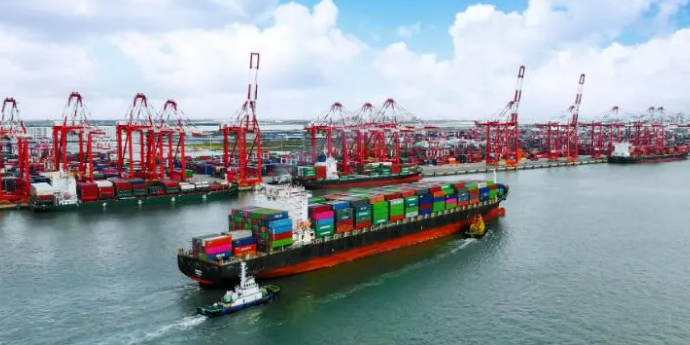 2025年1-4月我国口岸货物、集装箱吞吐量